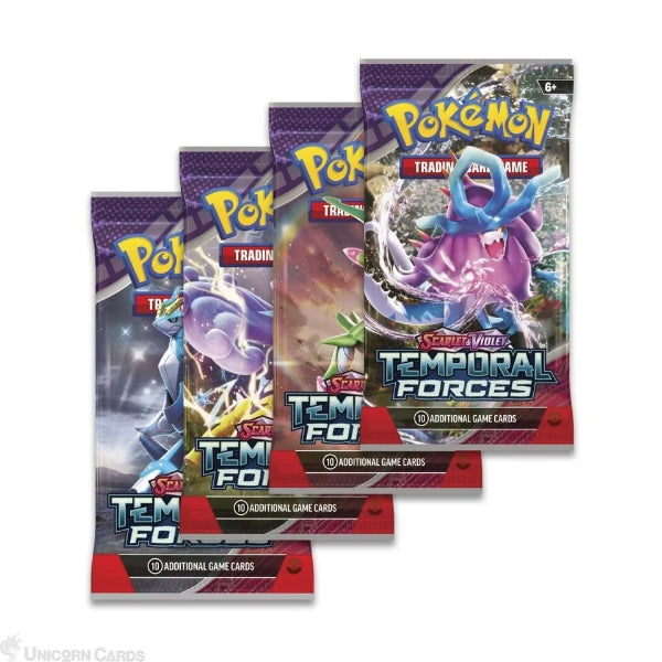 Pokemon: Scarlet & Violet - Temporal Forces: 10 x Pack