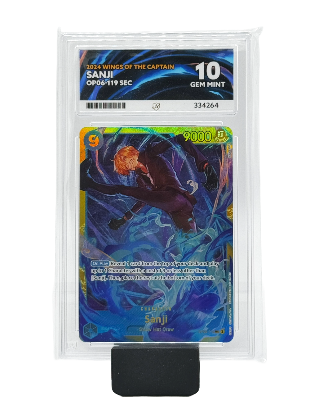 Sanji - OP06 - 119 SEC - Wings of the Captain - Gem Mint 10 (Ace Label)