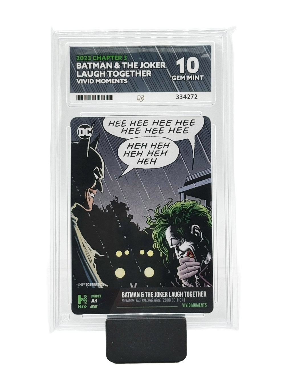 Batman & The Joker Laugh Together (A1) - Uncommon - Chapter 3 - Gem Mint 10 (Ace Label)