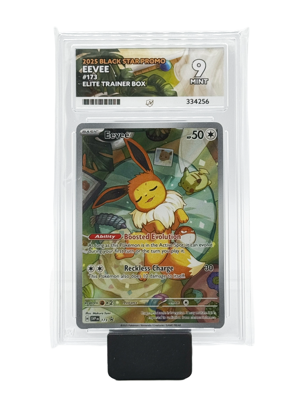 Eevee #173 - 2025 Black Star Promo - Mint 9 (Ace Label)