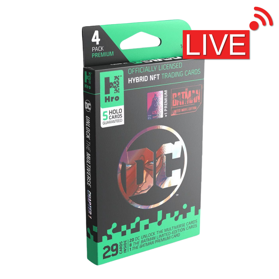 HRO Chapter 1 | 4-Pack Premium Booster Pack - The Batman