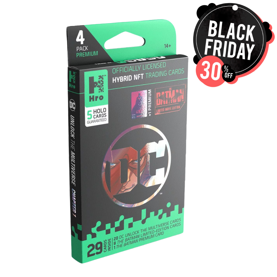 HRO Chapter 1 | 4-Pack Premium Booster Pack - The Batman