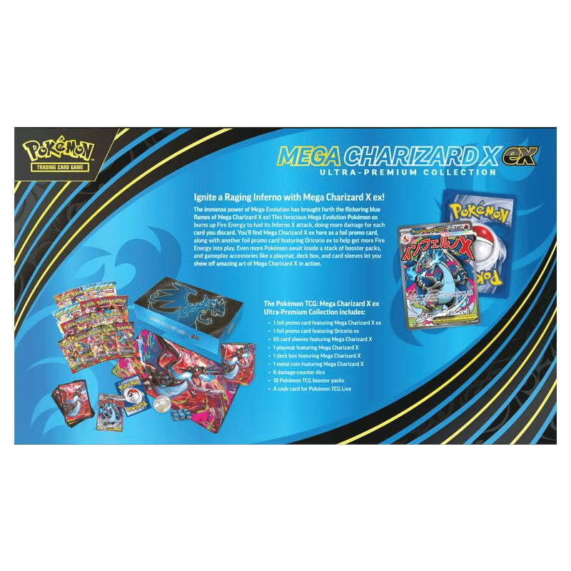Pokemon: Mega Evolutions - Mega Charizard X ex - Ultra Premium Collection