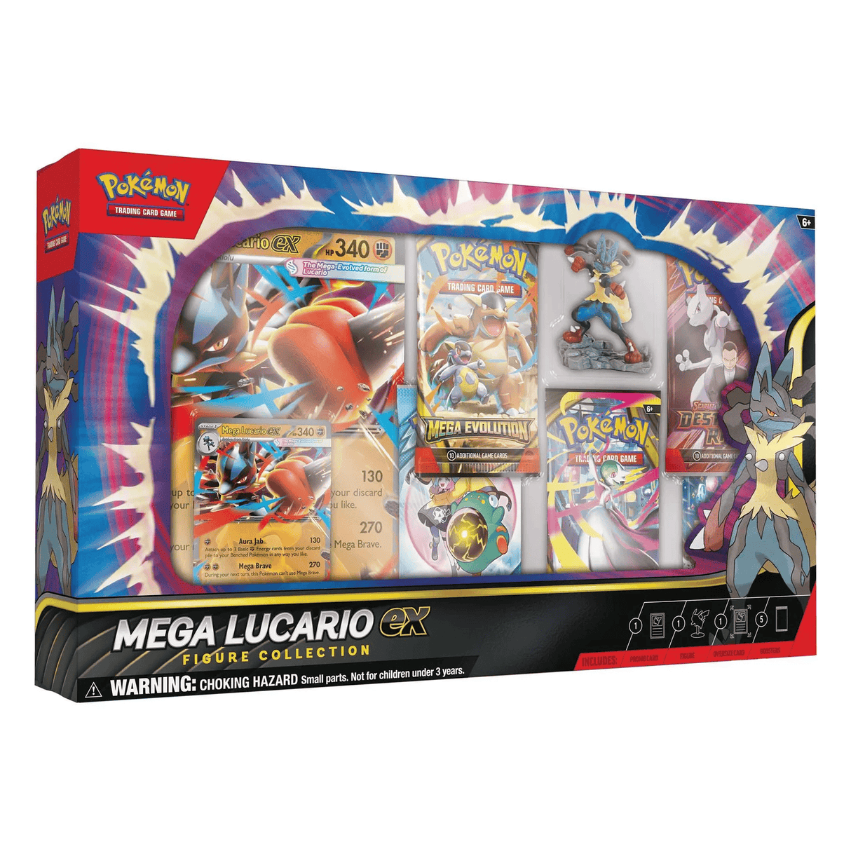 Pokemon: Mega Evolutions - Mega Lucario ex - Figure Collection