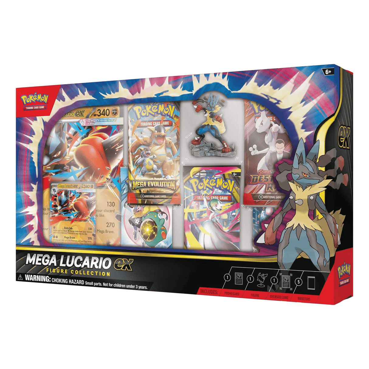 Pokemon: Mega Evolutions - Mega Lucario ex - Figure Collection
