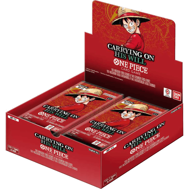 One Piece: OP13 (English)- Carrying On His Will - Booster Box