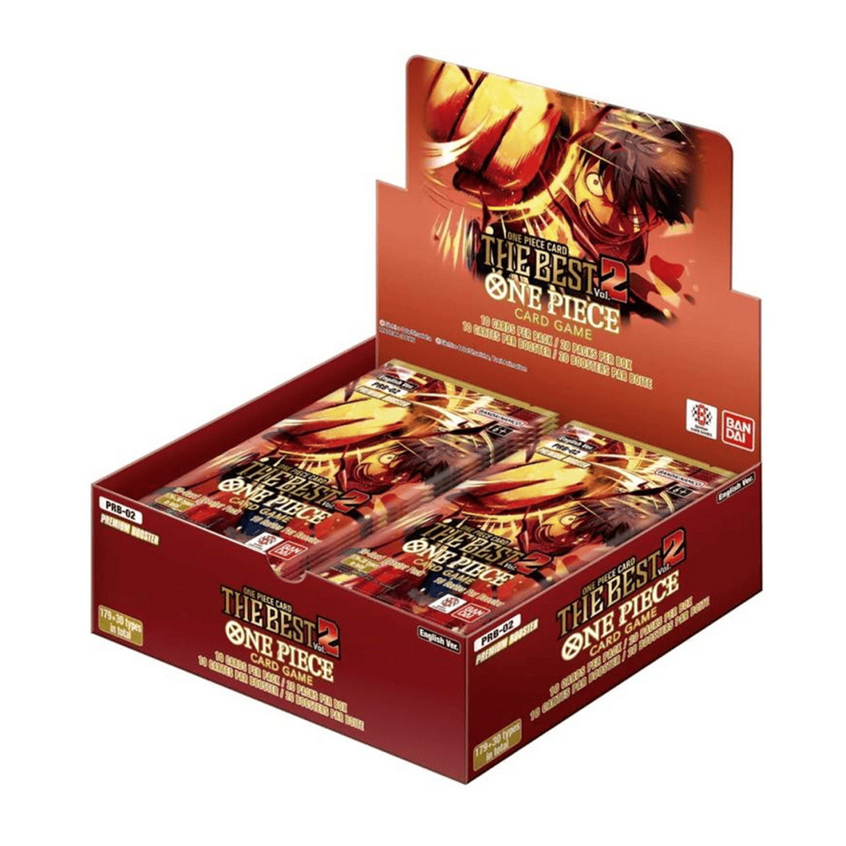 One Piece: PRB-02 (English)- The Best Vol.2 - Booster Box