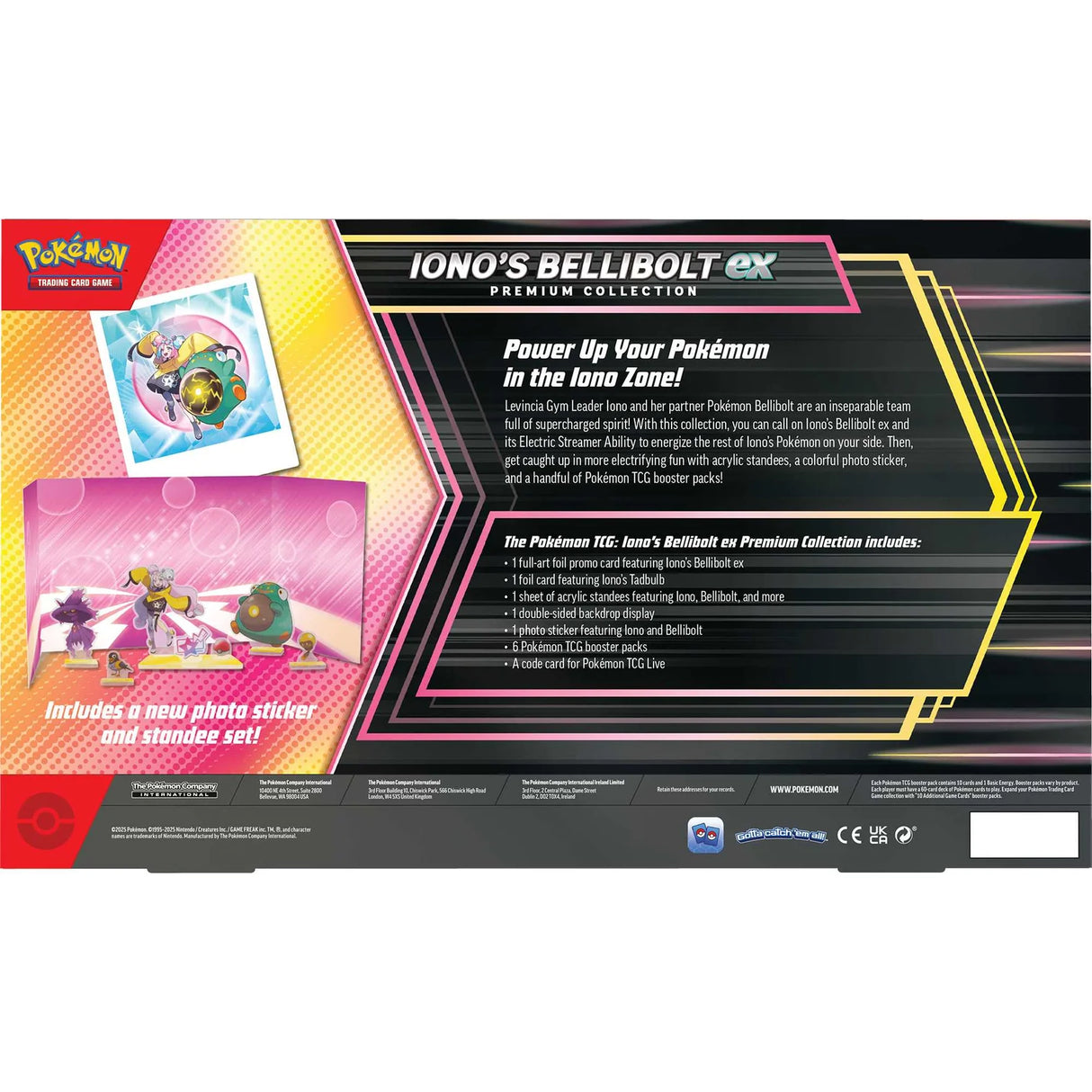 Pokemon: Iono’s Bellibolt ex Premium Collection