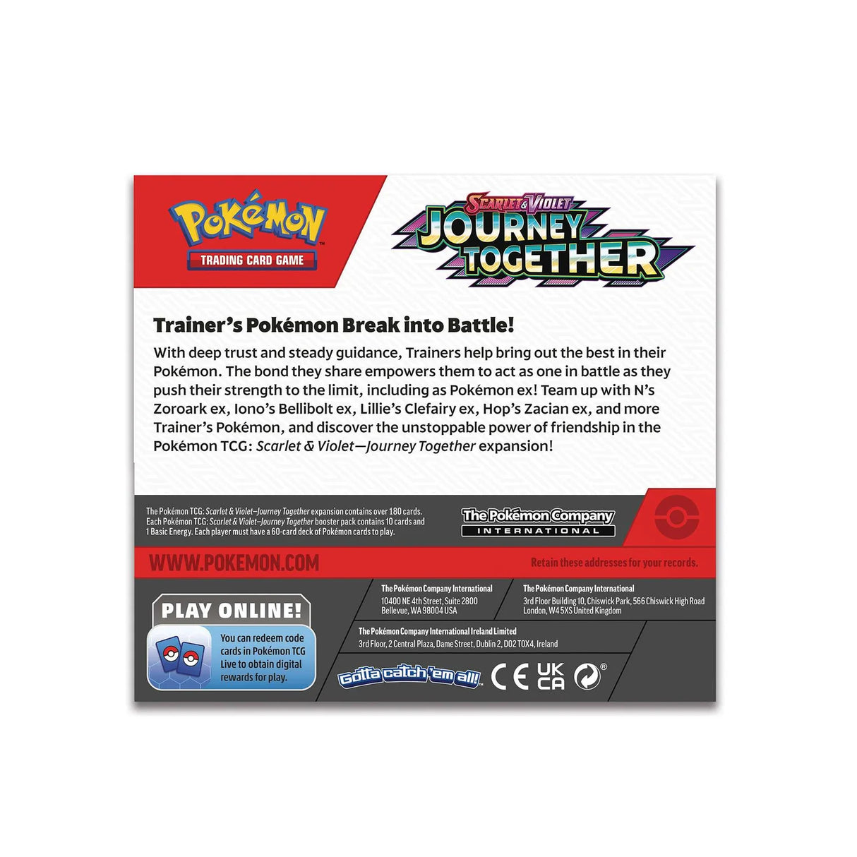 Pokemon: Scarlet & Violet - Journey Together - Booster Box (CDU)