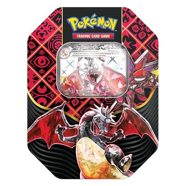 Pokemon: Scarlet & Violet - Paldean Fates - 4x Pack Booster Tin - Charizard