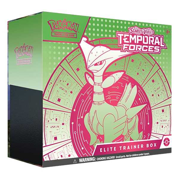 Pokemon: Scarlet & Violet - Temporal Forces (Iron Leaves) - Elite Trainer Box