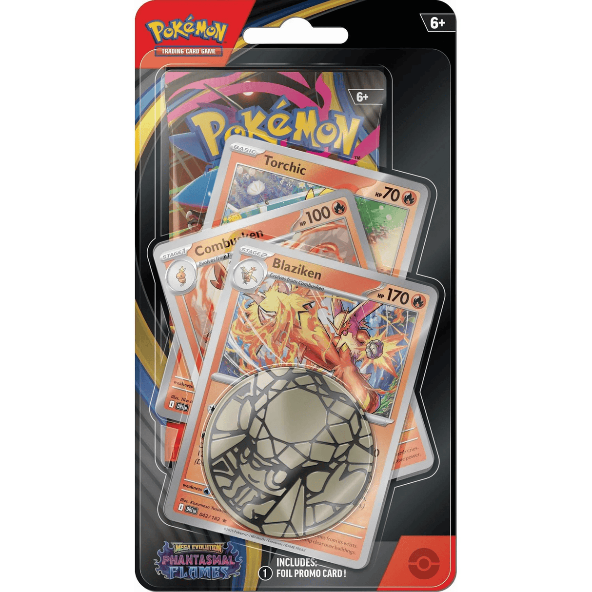Pokemon: Mega Evolution - Phantasmal Flames: 1 x Premium Checklane - Blaziken