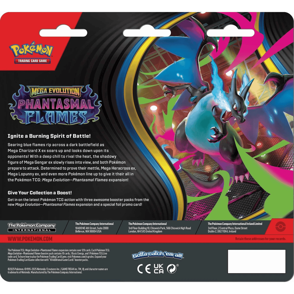 Pokemon: Mega Evolutions - Phantasmal Flames - 3 Pack Blister - Sneasel