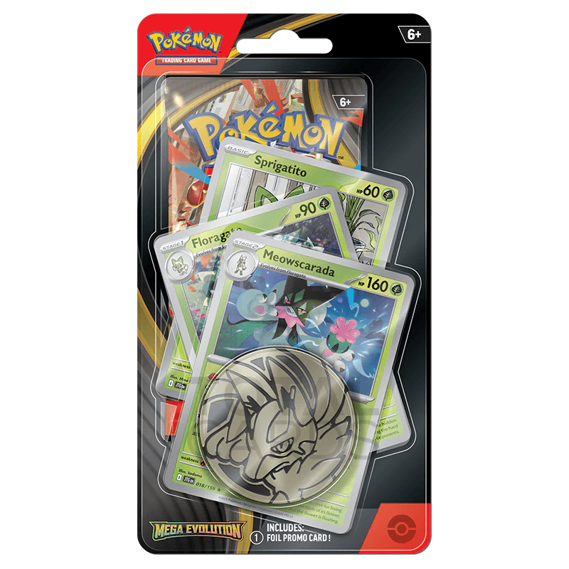 Pokemon: Mega Evolution - Base Set: 1 x Premium Checklane - Meowscarada