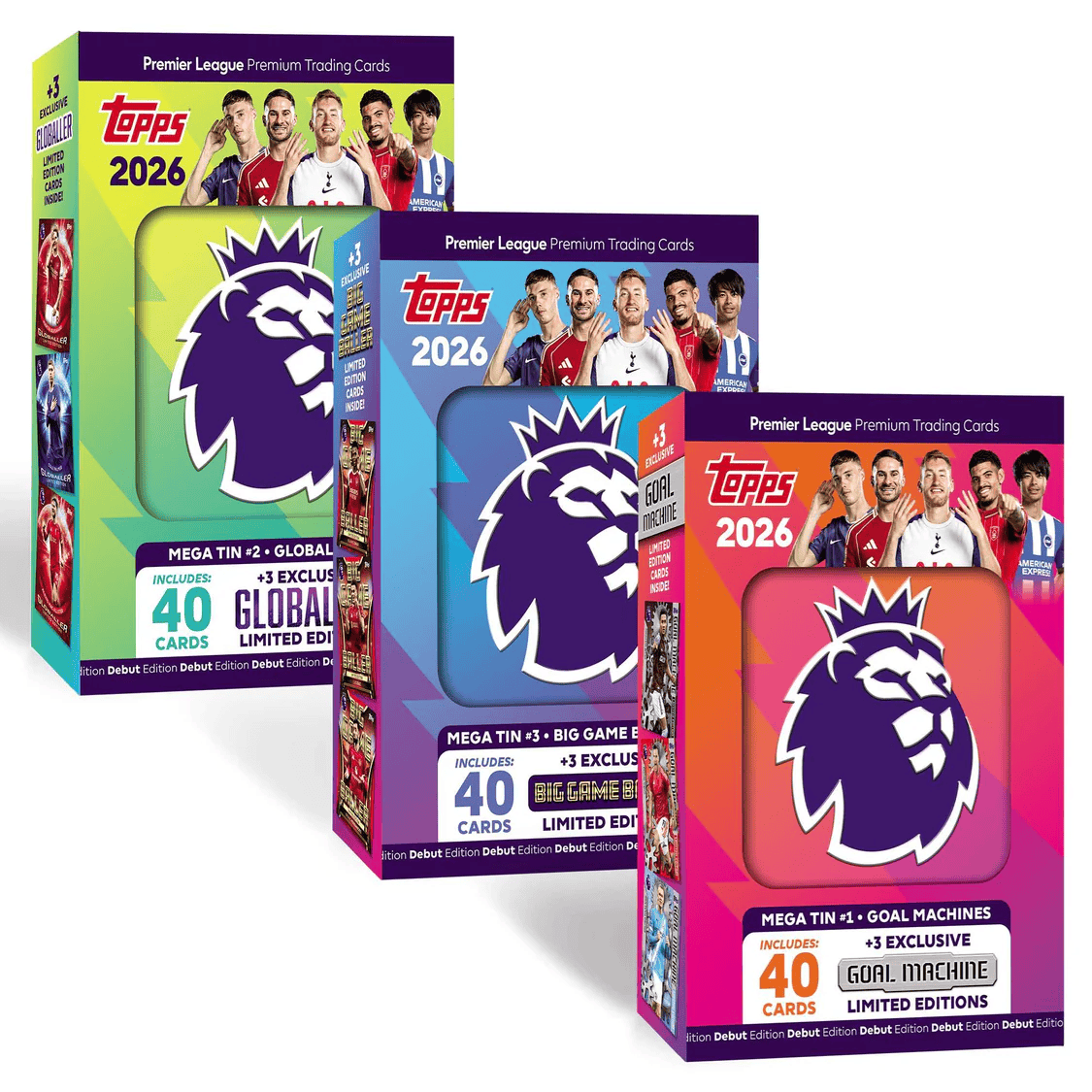 Topps: Premier League 2026 - Mega Tin (Globaller)