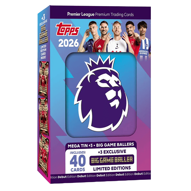 Topps: Premier League 2026 - Mega Tin (Big Game Baller)
