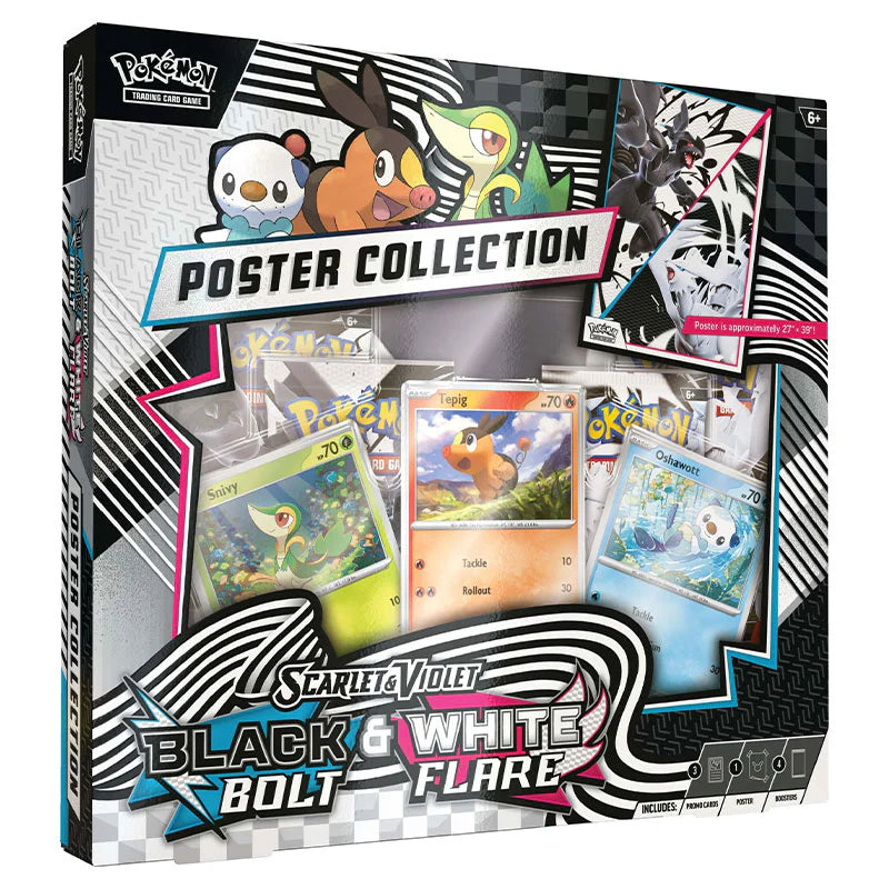 Pokemon: Scarlet & Violet - Black Bolt & White Flare - Poster Collection