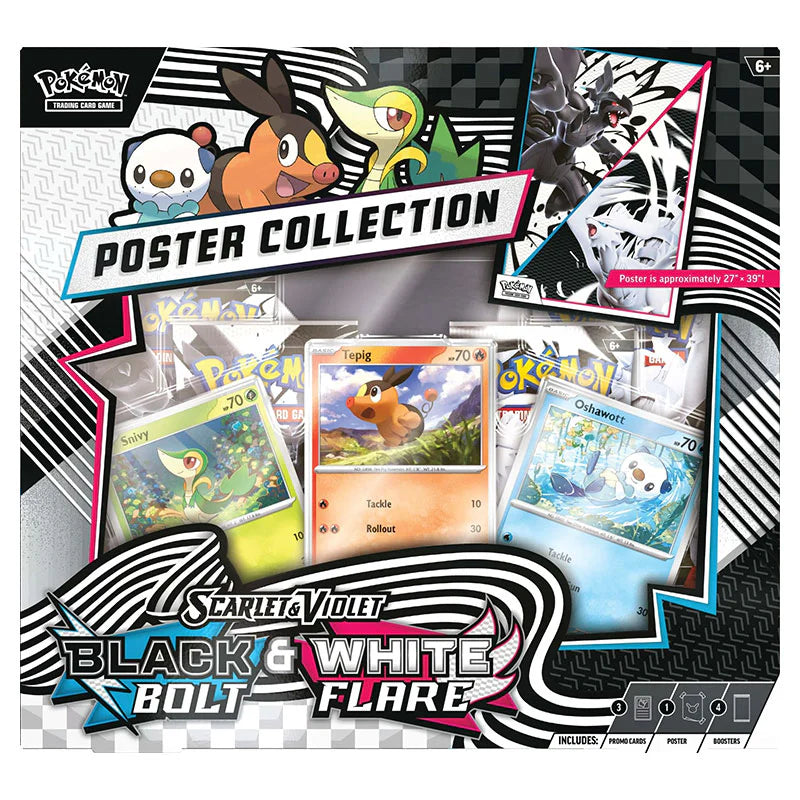 Pokemon: Scarlet & Violet - Black Bolt & White Flare - Poster Collection
