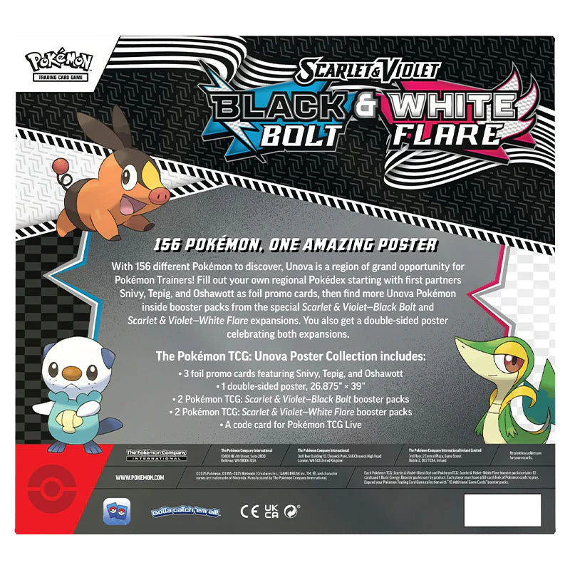 Pokemon: Scarlet & Violet - Black Bolt & White Flare - Poster Collection