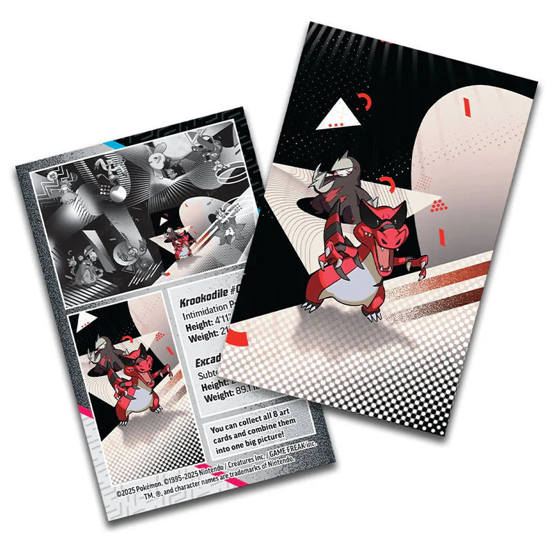 Pokemon: Scarlet & Violet - Black Bolt & White Flare - Mini Tin: Krookodile & Drilbur