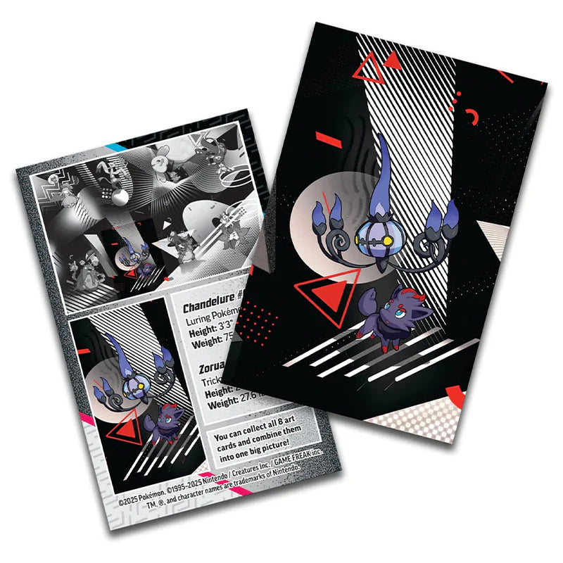 Pokemon: Scarlet & Violet - Black Bolt & White Flare - Mini Tin: Zorua & Chandelure