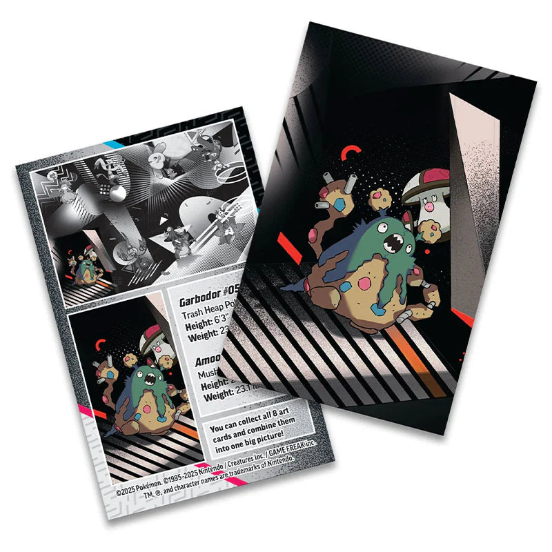 Pokemon: Scarlet & Violet - Black Bolt & White Flare - Mini Tin: Garbodor & Amoonguss