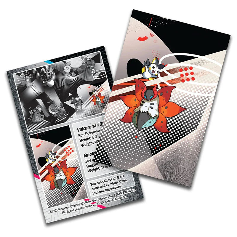 Pokemon: Scarlet & Violet - Black Bolt & White Flare - Mini Tin: Volcarona & Emolga