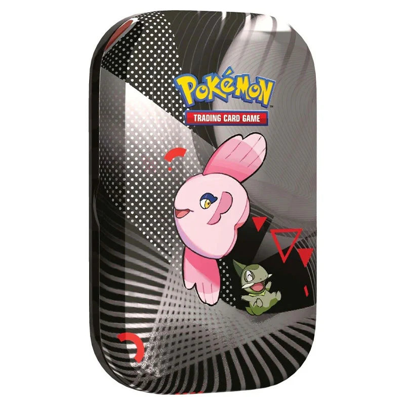 Pokemon: Scarlet & Violet - Black Bolt & White Flare - Mini Tin: Axew & Alomomona