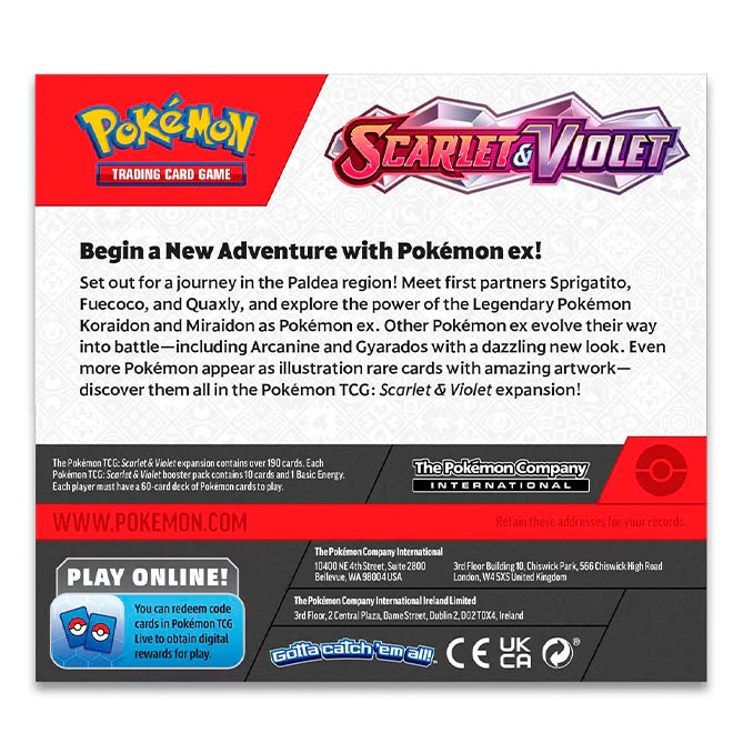 Pokemon: Scarlet & Violet - Base Set - Booster Box (CDU)