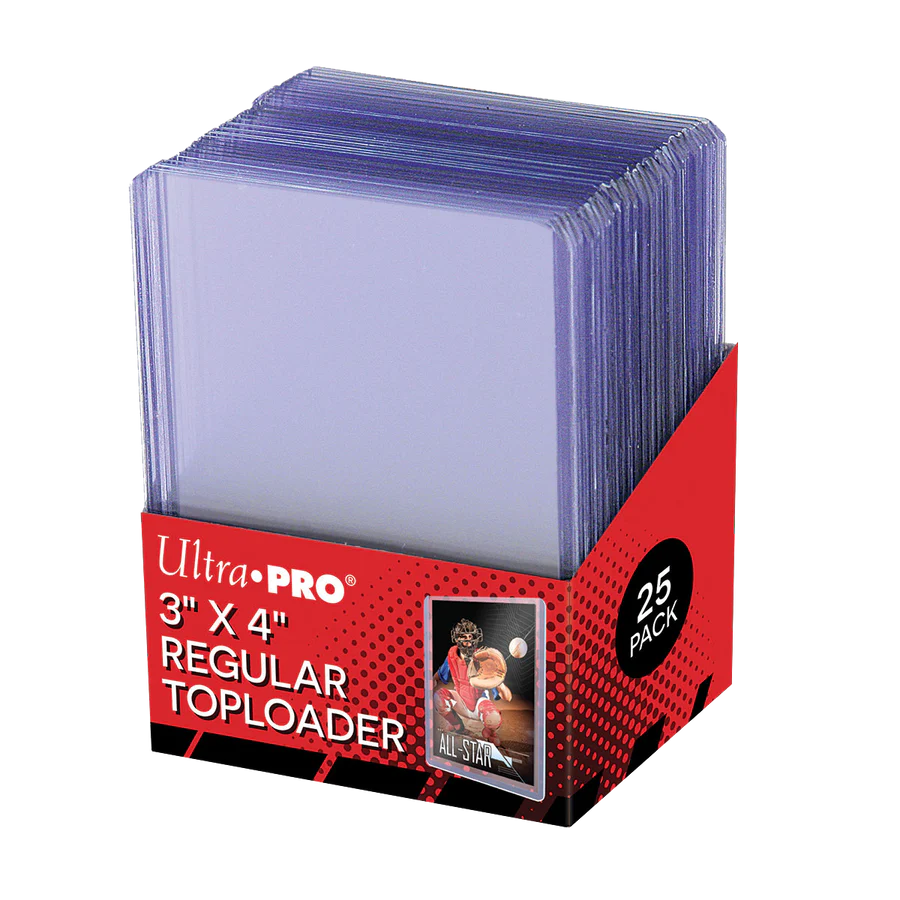 Ultra PRO 3"x4" Clear Regular Toploaders (25 PACK)