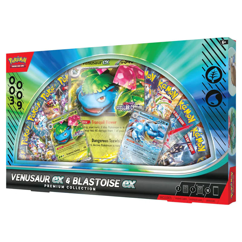 Pokemon: Venusaur ex & Blastoise ex Premium Collection