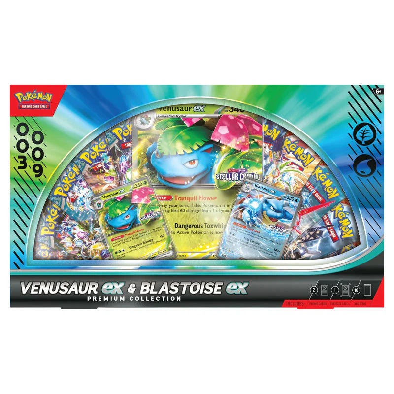 Pokemon: Venusaur ex & Blastoise ex Premium Collection