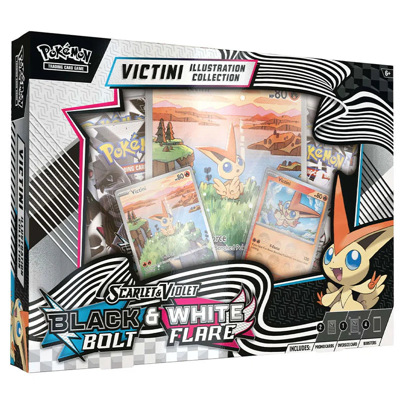 Pokemon: Scarlet & Violet - Black Bolt & White Flare - Victini Illustration Collection