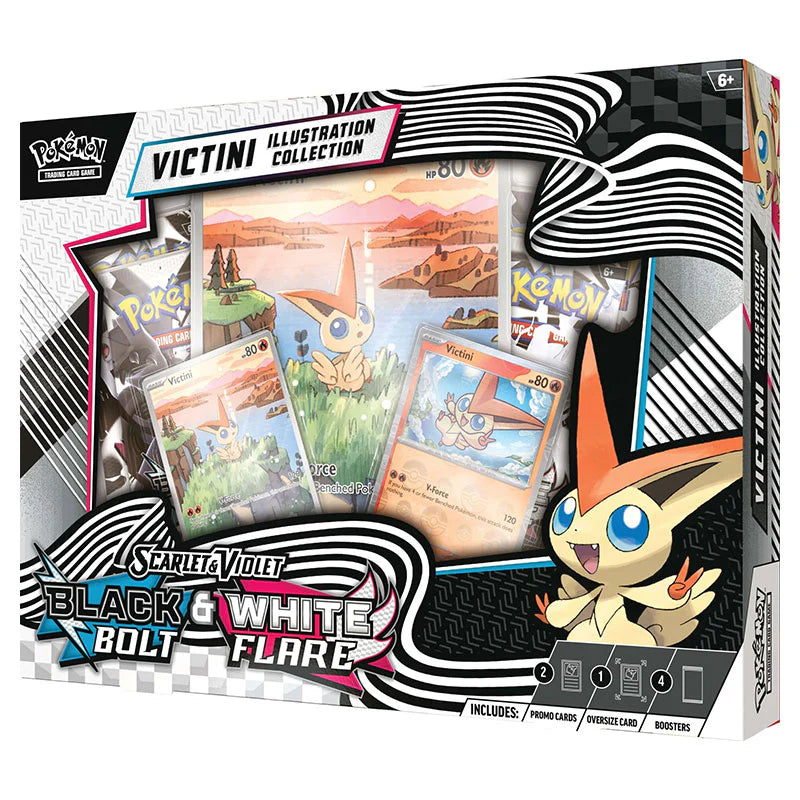 Pokemon: Scarlet & Violet - Black Bolt & White Flare - Victini Illustration Collection