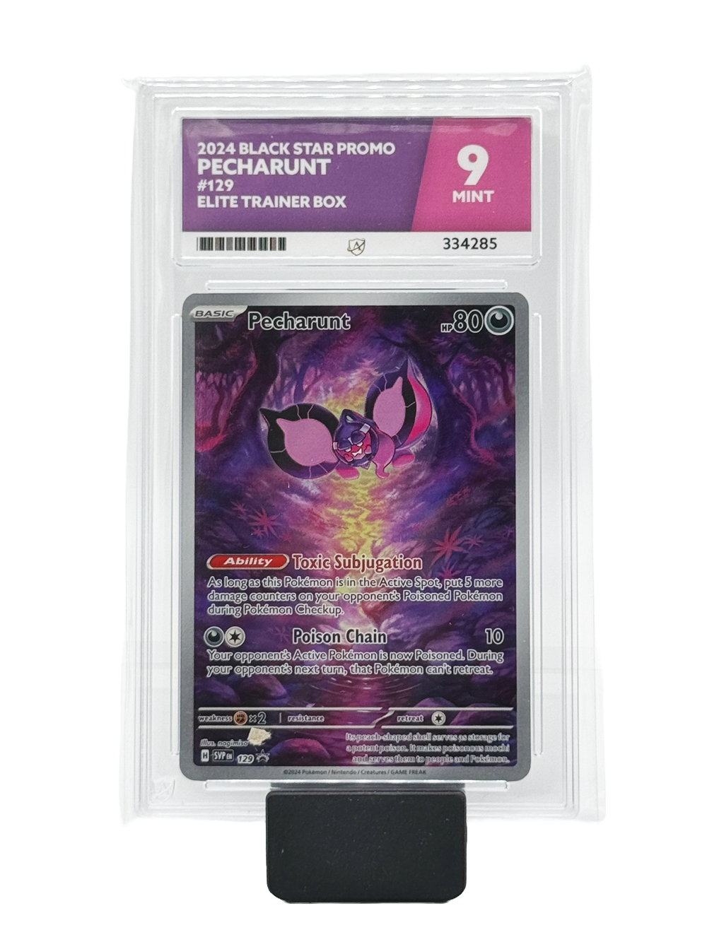 Pecharunt #129 - 2024 Black Star Promo - Mint 9