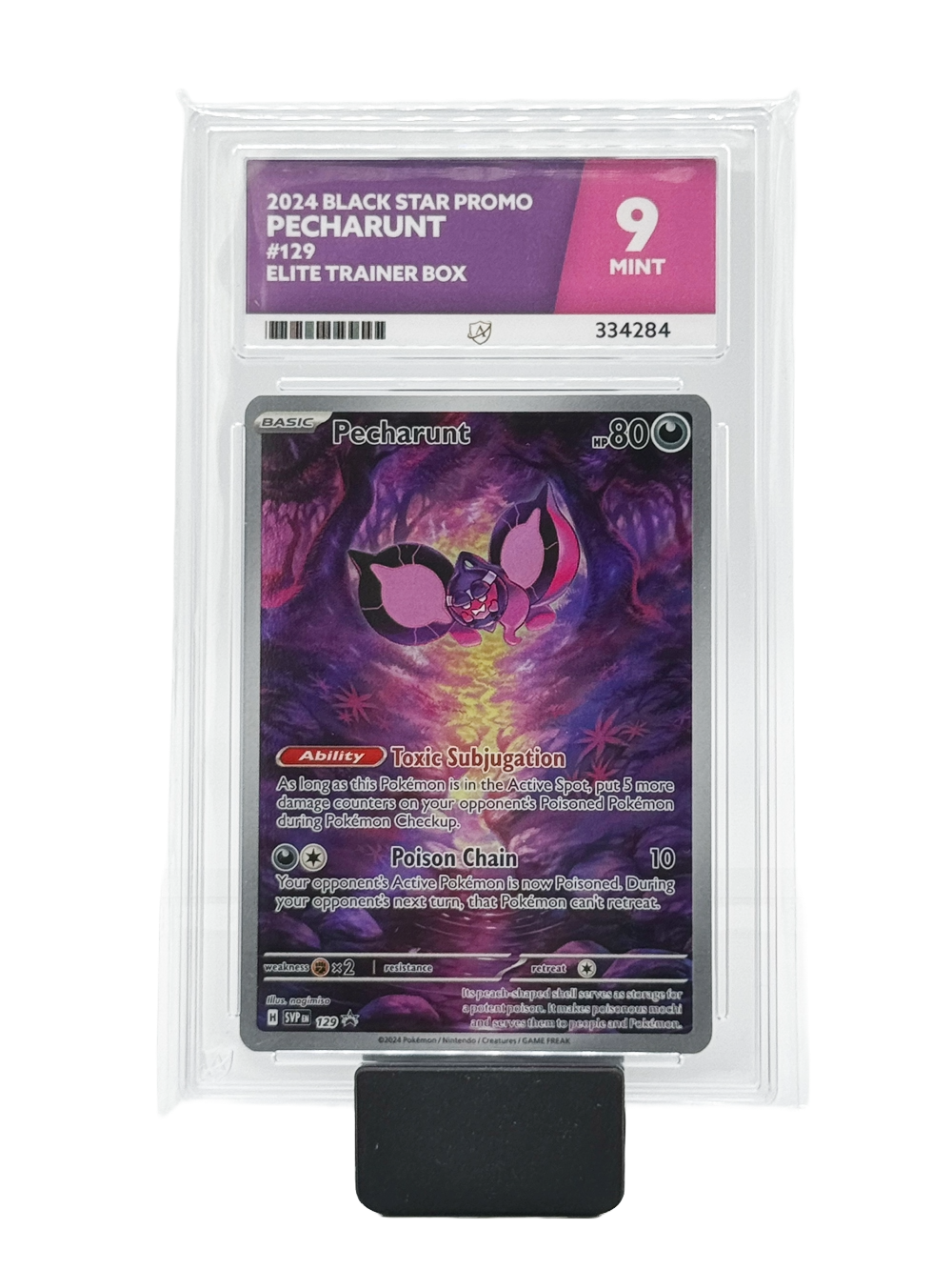Pecharunt #129 - 2024 Black Star Promo - Mint 9