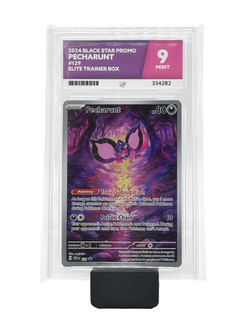 Pecharunt #129 - 2024 Black Star Promo - Mint 9