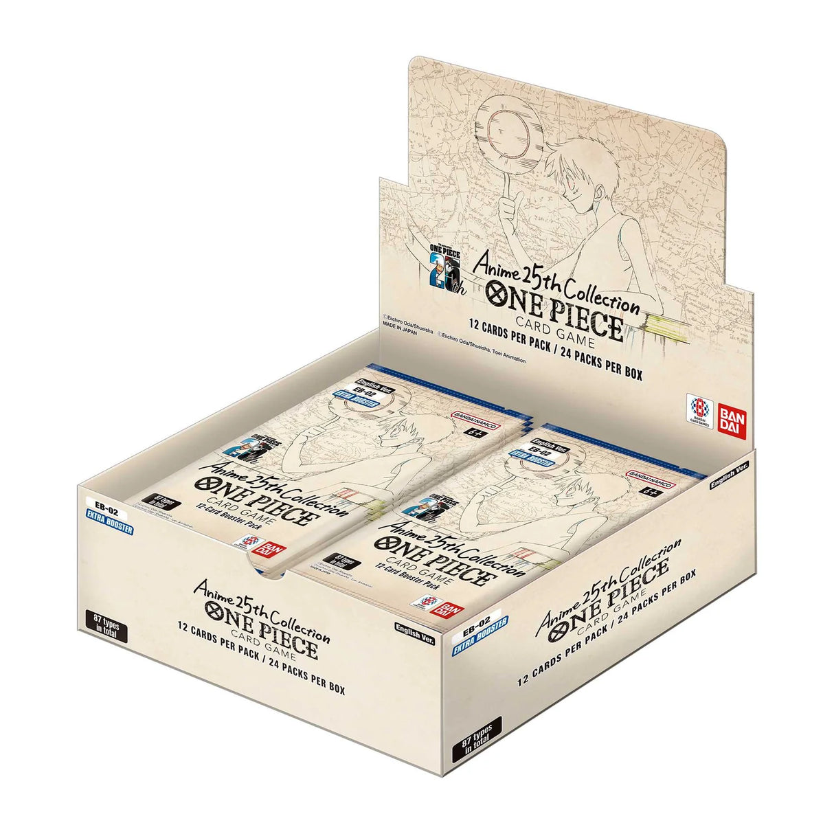 One Piece: EB02 (English)- Anime 25th Collection - Booster Box (CDU)