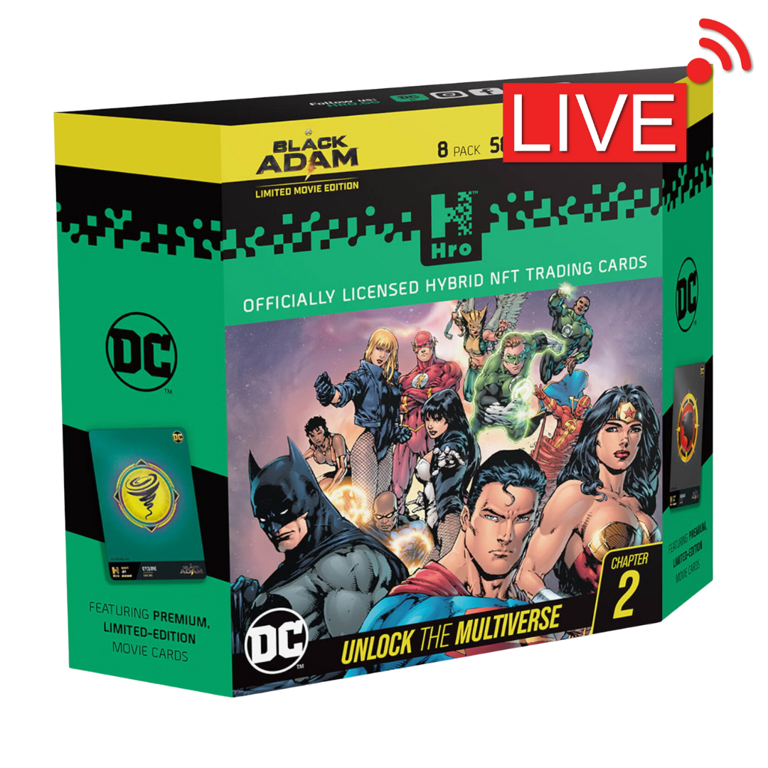 HRO Chapter 2 | 8-Pack Premium Booster Pack - Black Adam