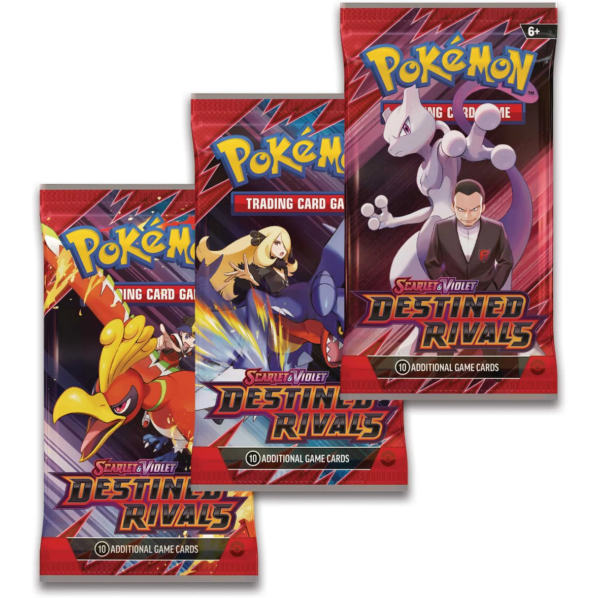 Pokemon: Scarlet & Violet - Destined Rivals - 3 Pack Blister - Zebstrika
