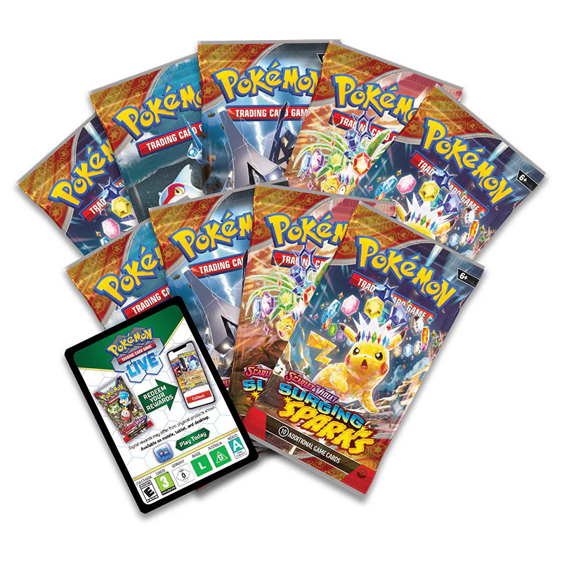 Pokemon: Scarlet & Violet - Surging Sparks - Elite Trainer Box