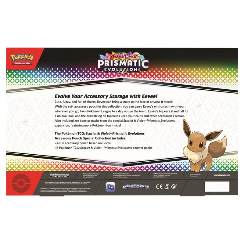 Pokemon: Scarlet & Violet - Prismatic Evolutions - Accessory Pouch - Special Collection